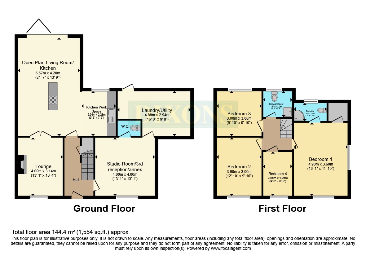 29, Spring Road, Staffordshire floorplan
