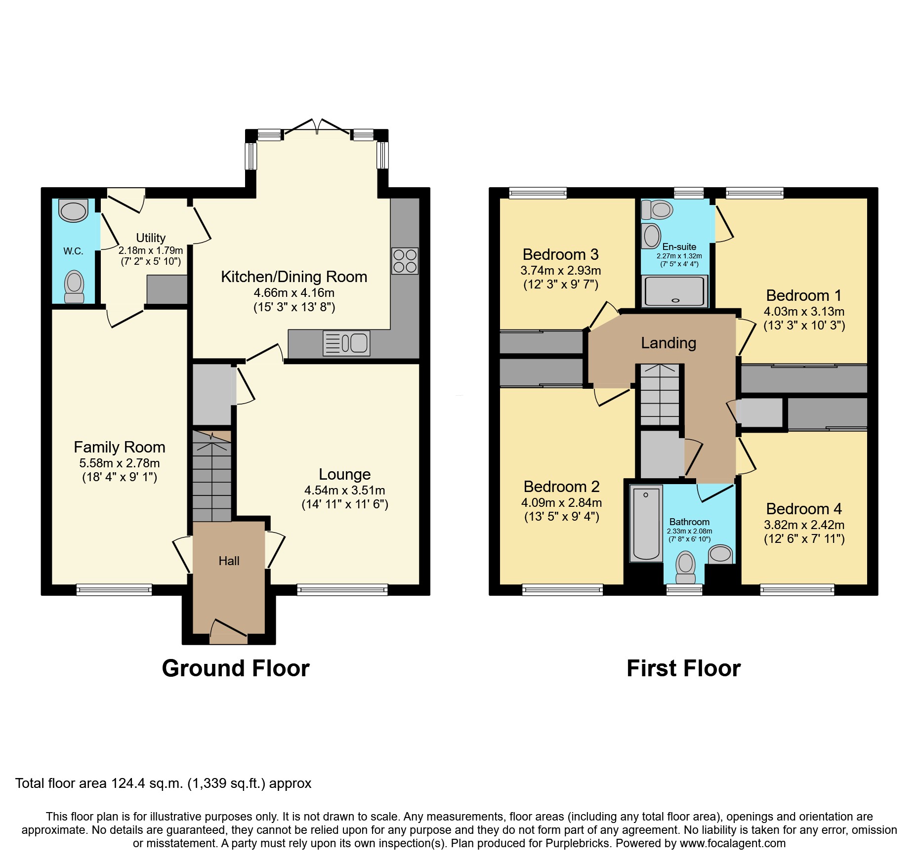49, Oykel Crescent, Glasgow floorplan