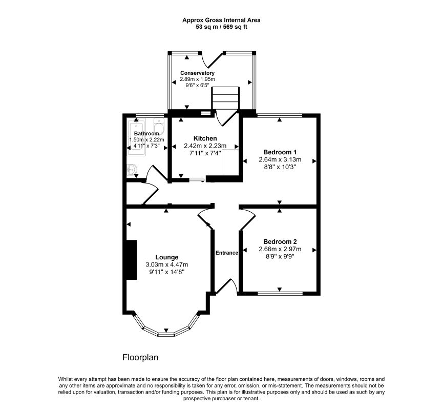 26, Rapsons Road, Eastbourne floorplan