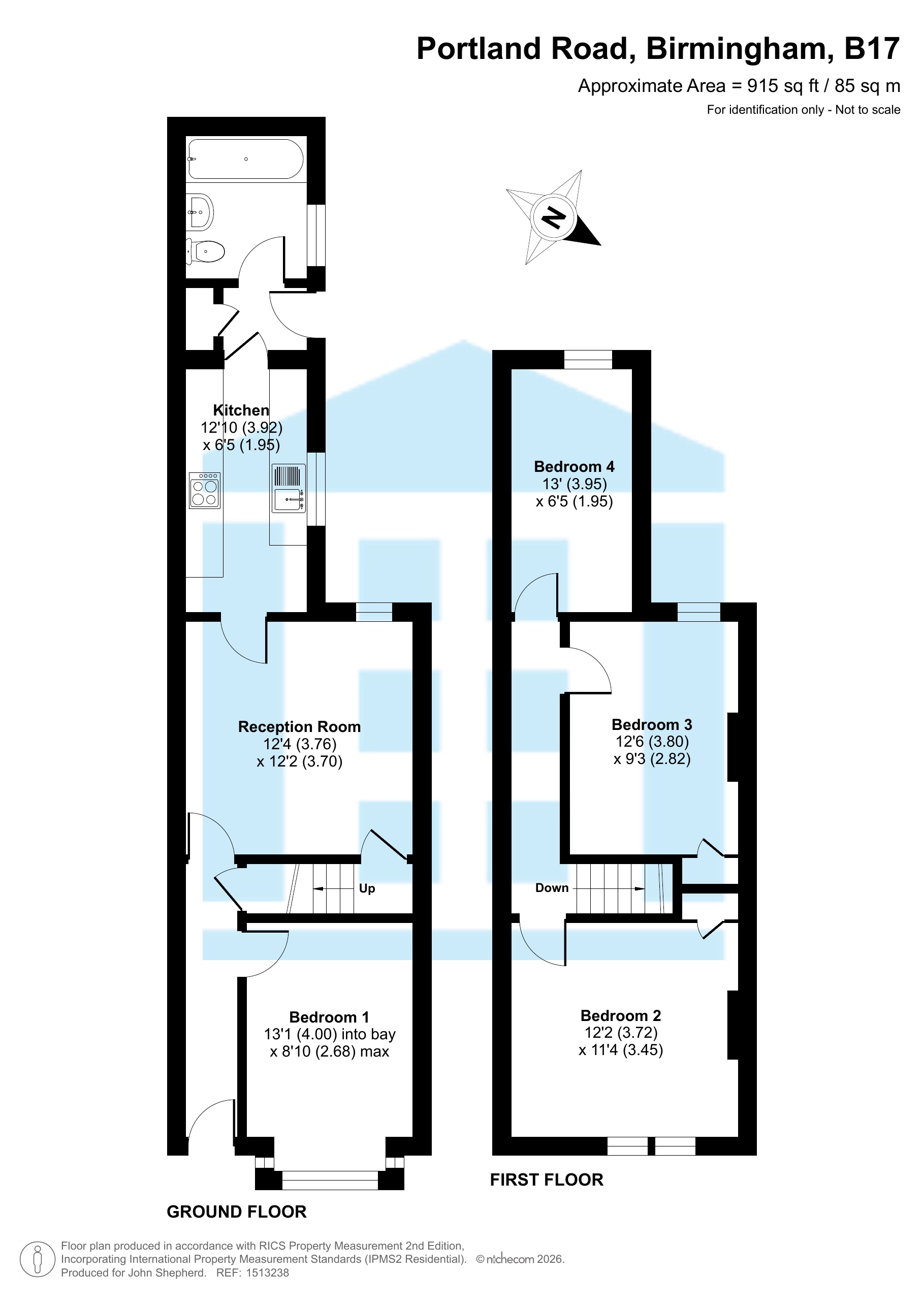 Portland Road, West Midlands floorplan