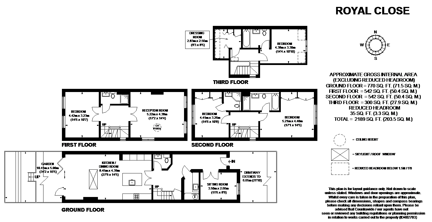 12, Royal Close, London floorplan