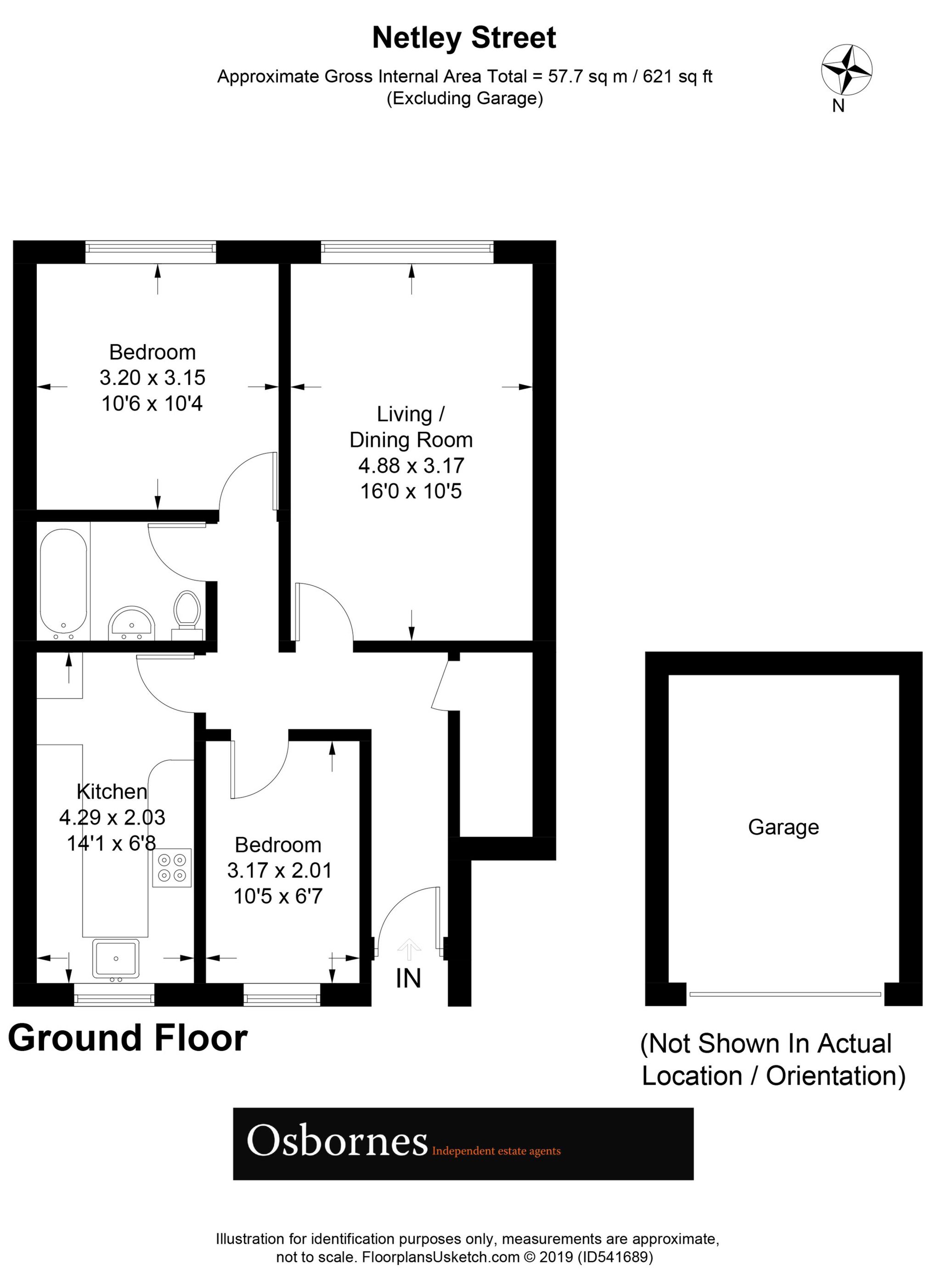 2 Bedrooms Maisonette for sale in Netley Street, Farnborough GU14