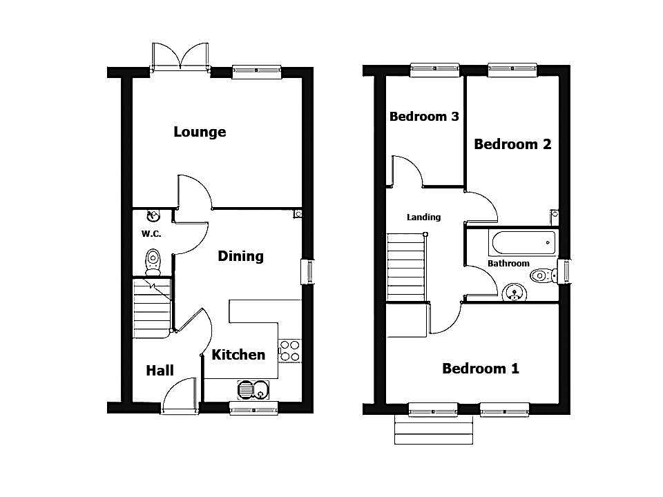 13, St Michaels Drive, Longtown floorplan