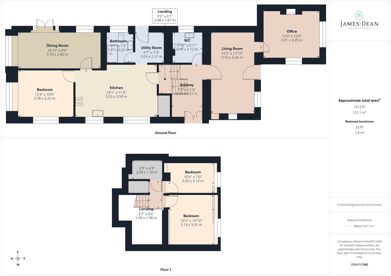 Ashe End Cottage, Ross-on-Wye floorplan