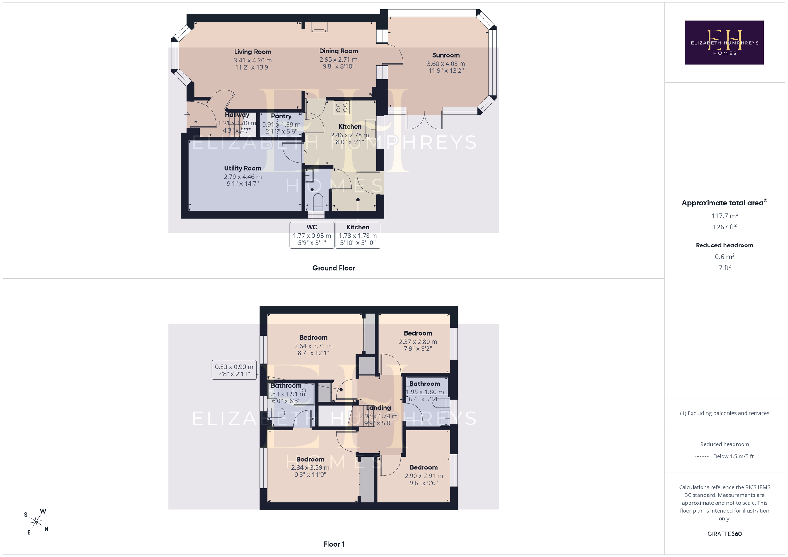 34 Robsons Way, Morpeth floorplan