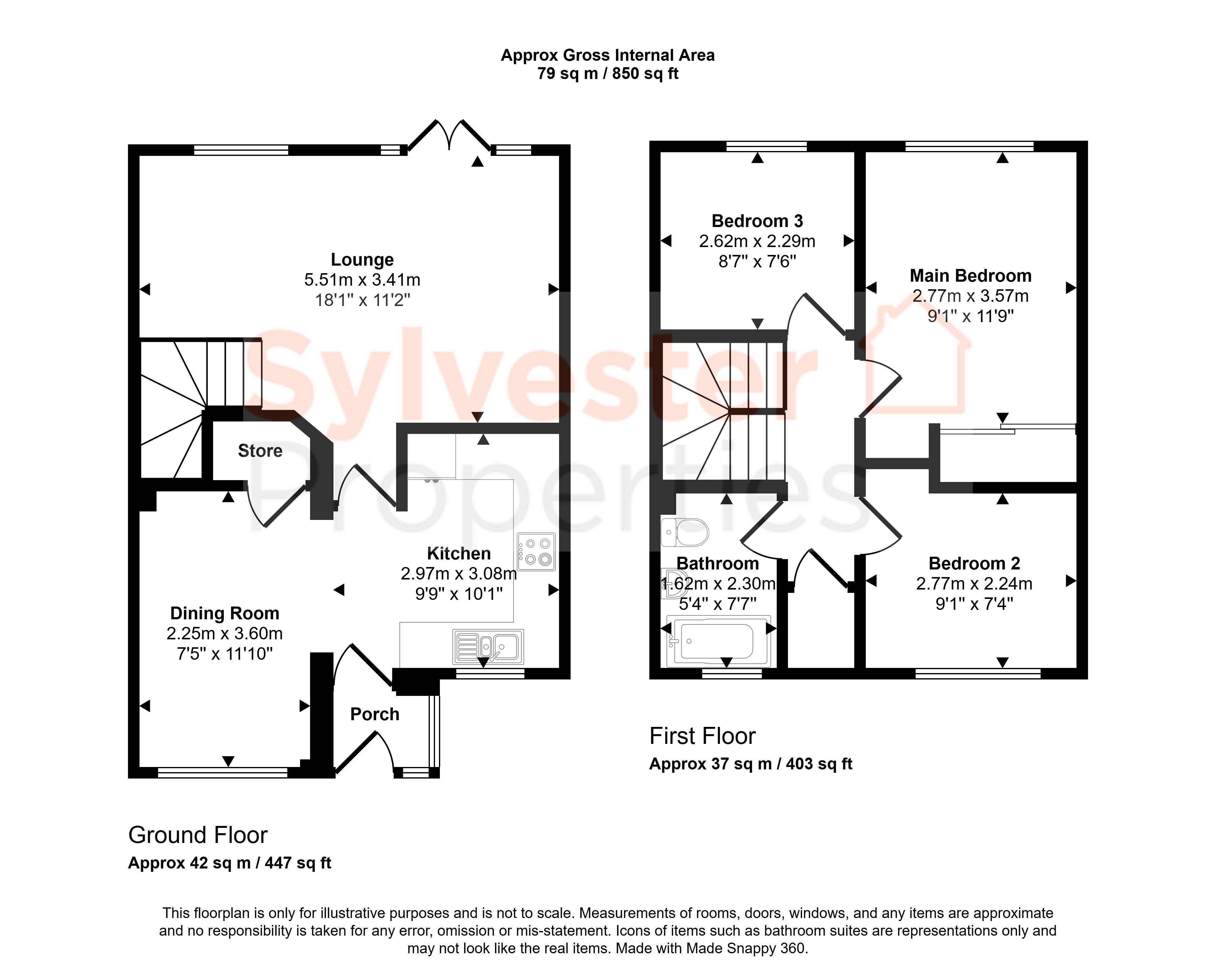 55, Sheridan Drive, Stanley floorplan