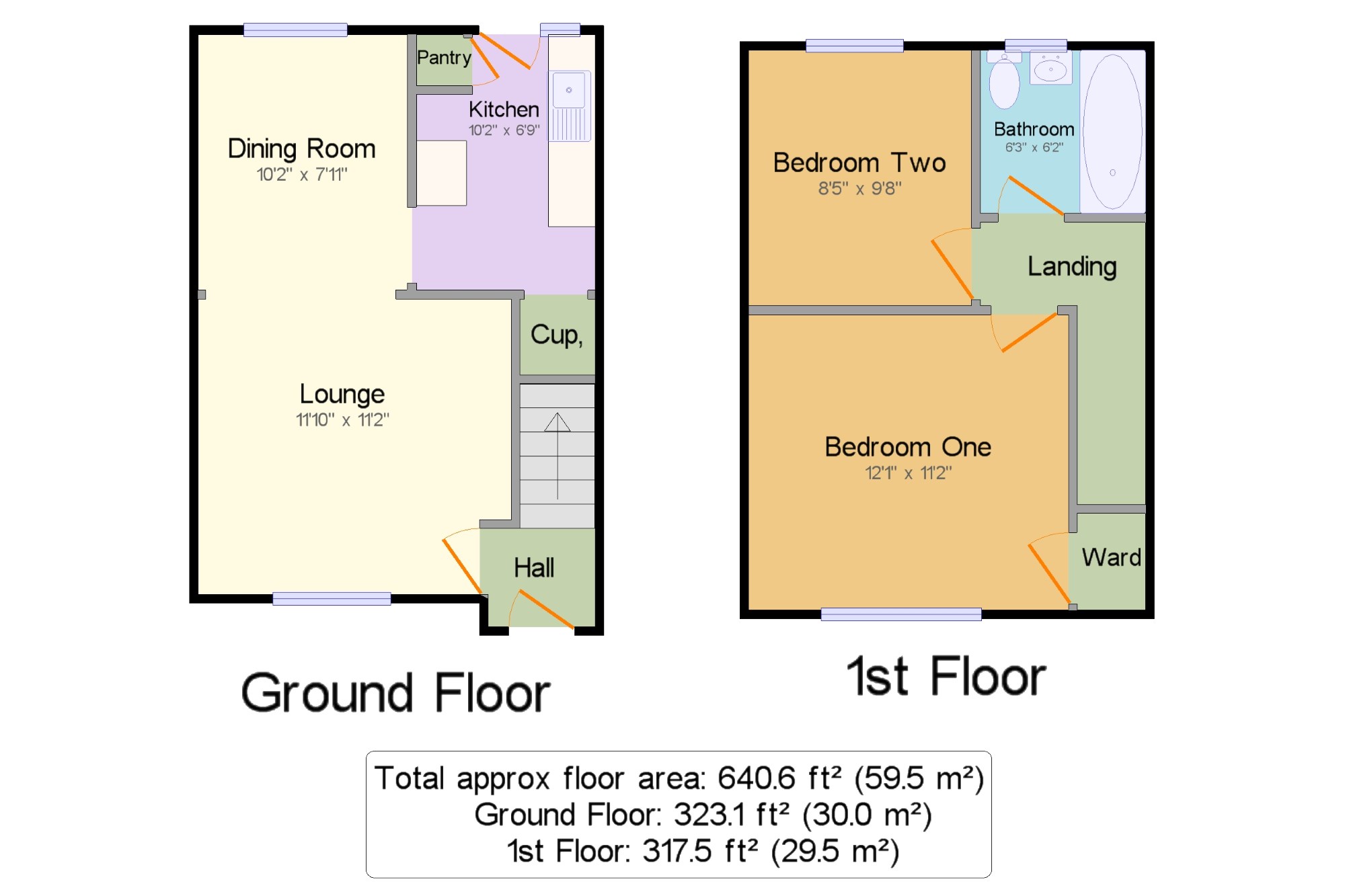 2 Bedrooms Terraced house for sale in Merton Road, Bearsted, Maidstone, Kent ME15