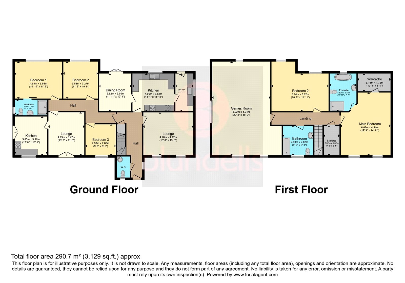 Ashfield Manor,, Thorpe in Balne, South Yorkshire floorplan