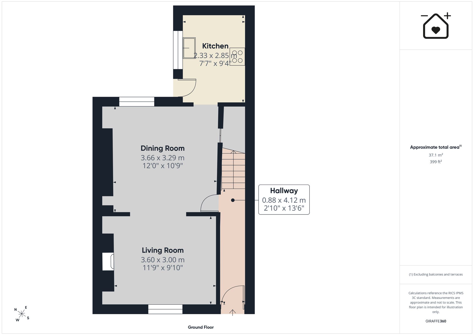53 Lone Road, Swansea floorplan