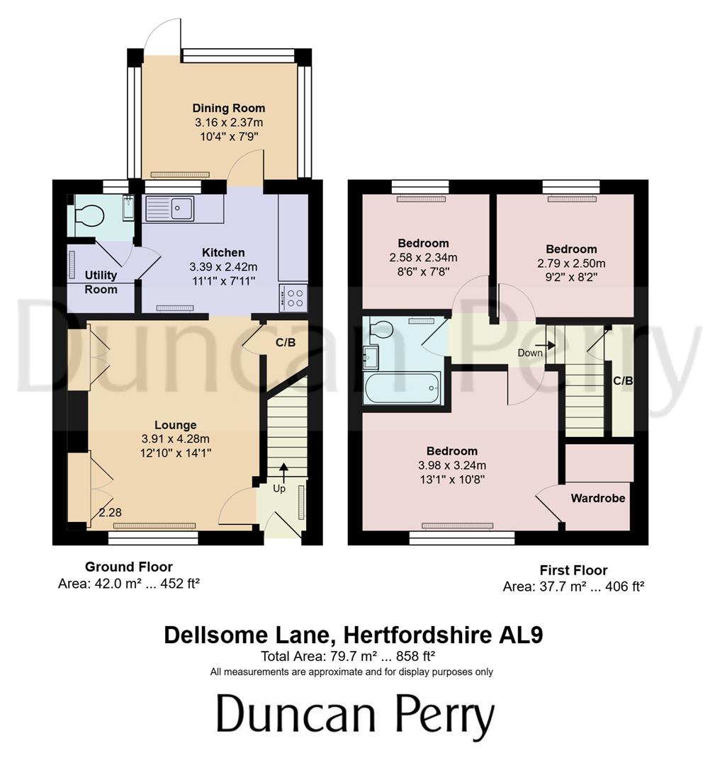 100, Dellsome Lane, North Mymms floorplan