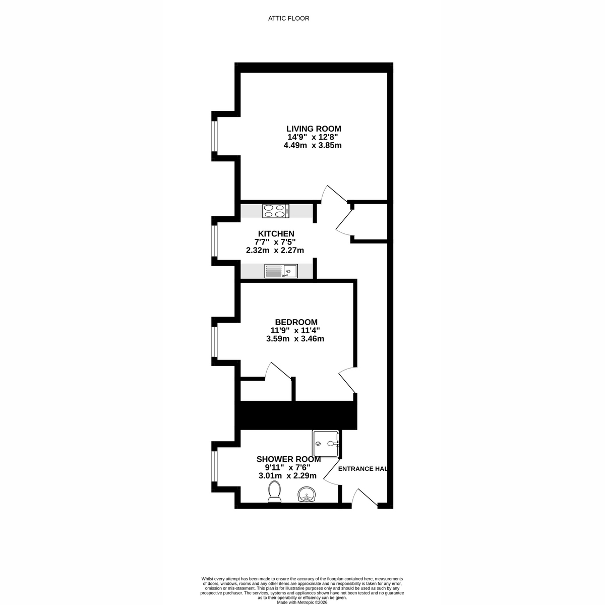1, Leopold Place, Dingwall floorplan