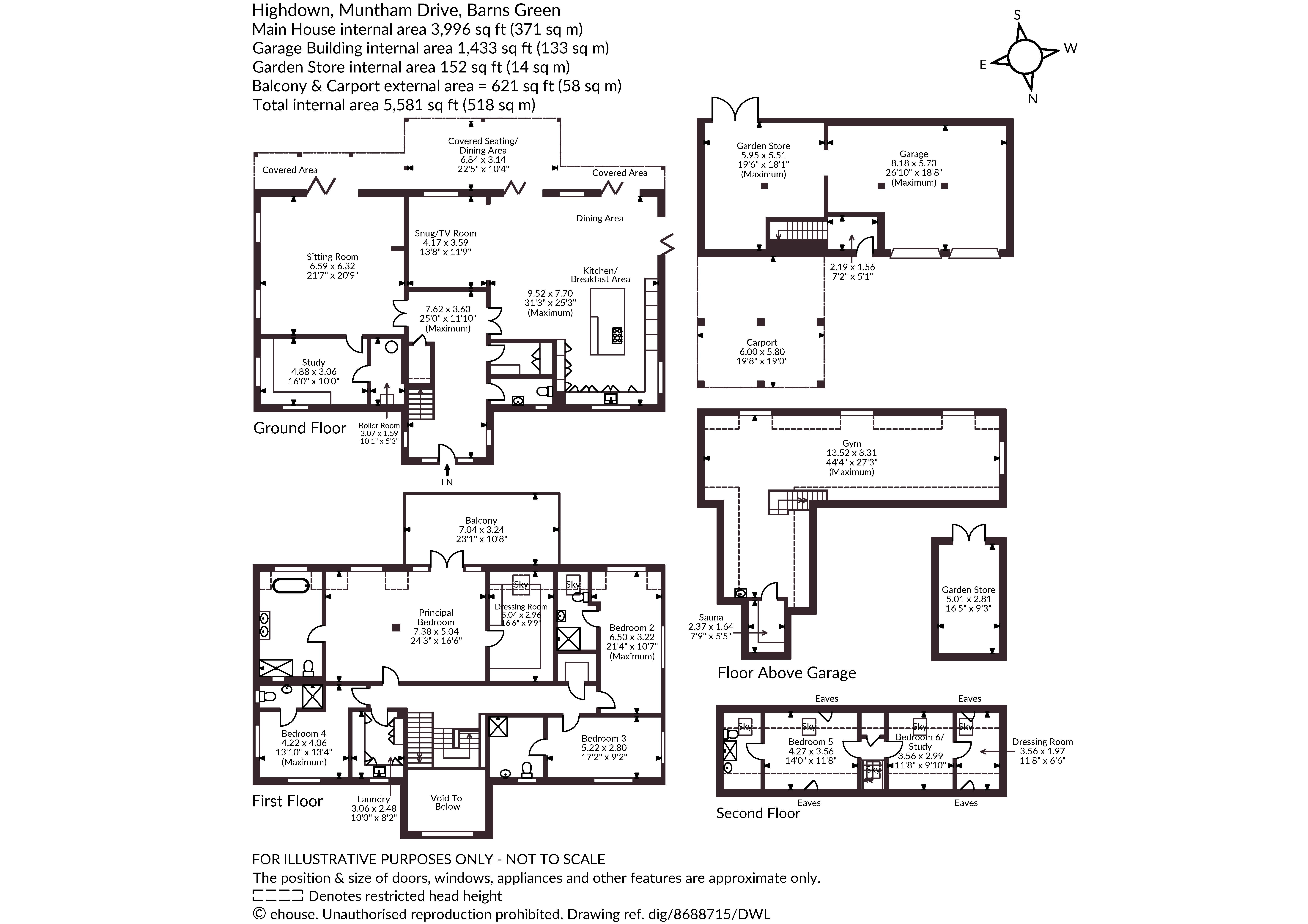 Highdown,, Muntham Drive, Horsham floorplan