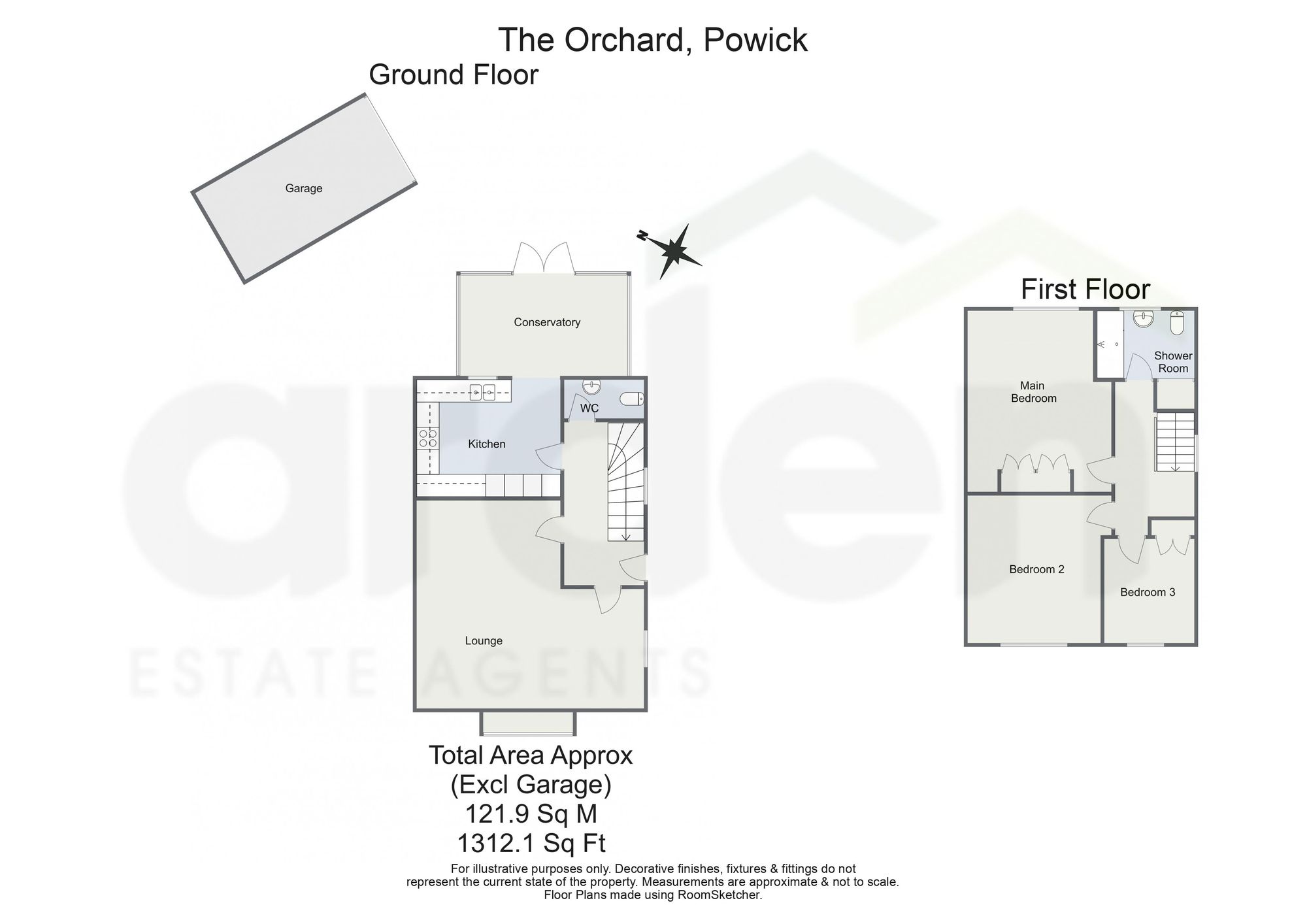 1 The Orchard, Worcester floorplan