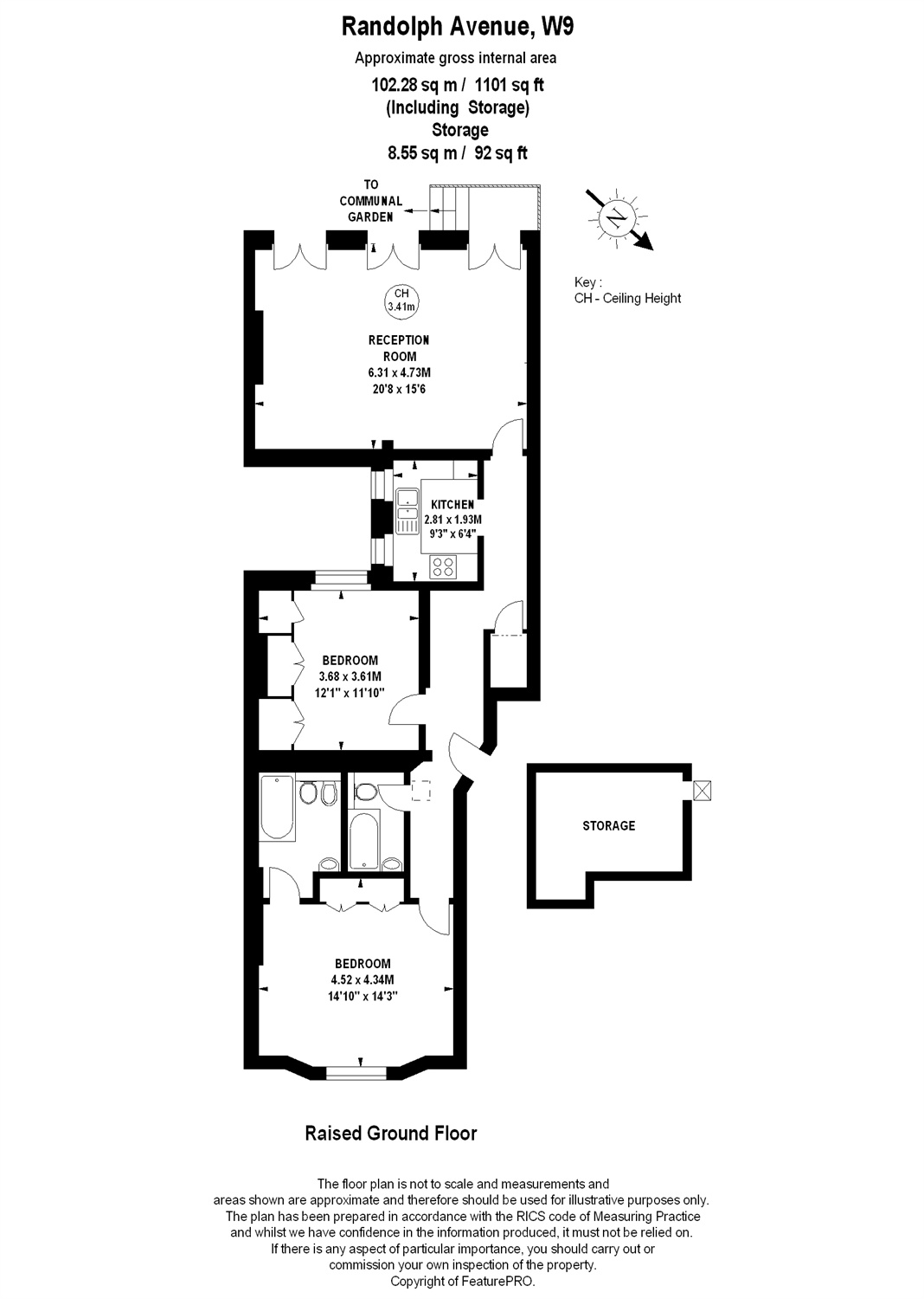 2 Bedrooms Flat for sale in Randolph Avenue, Little Venice, London W9