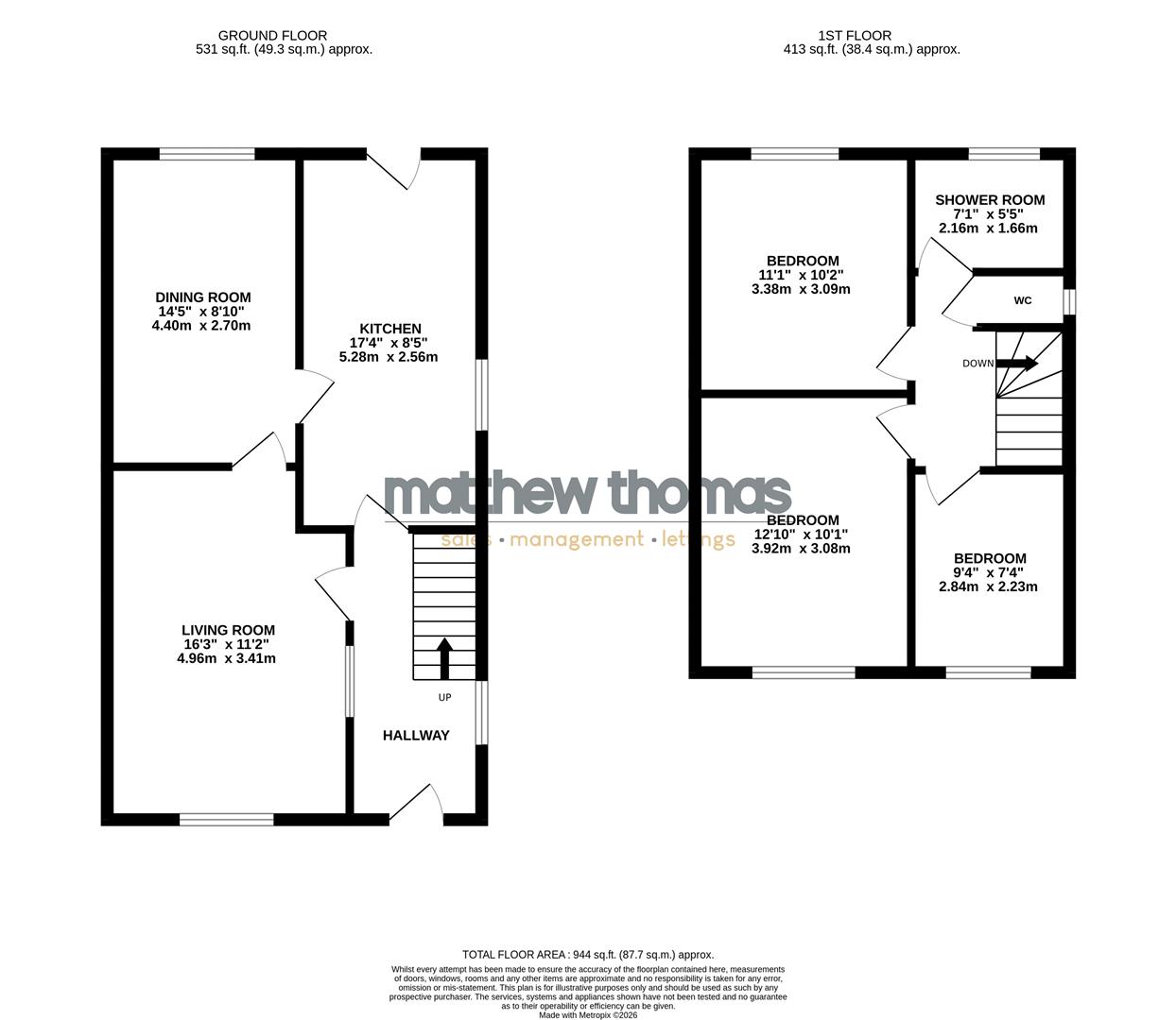 67, West Avenue, Ripley floorplan