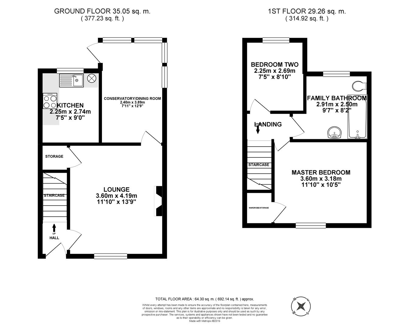 2 Bedrooms Semi-detached house for sale in Langton Brow, Eccleston, Chorley PR7