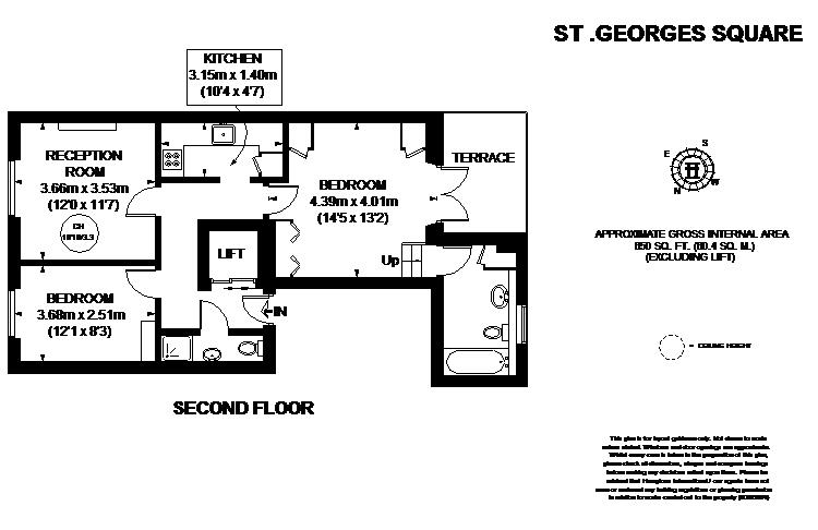 2 Bedrooms Flat to rent in St. Georges Square, London SW1V