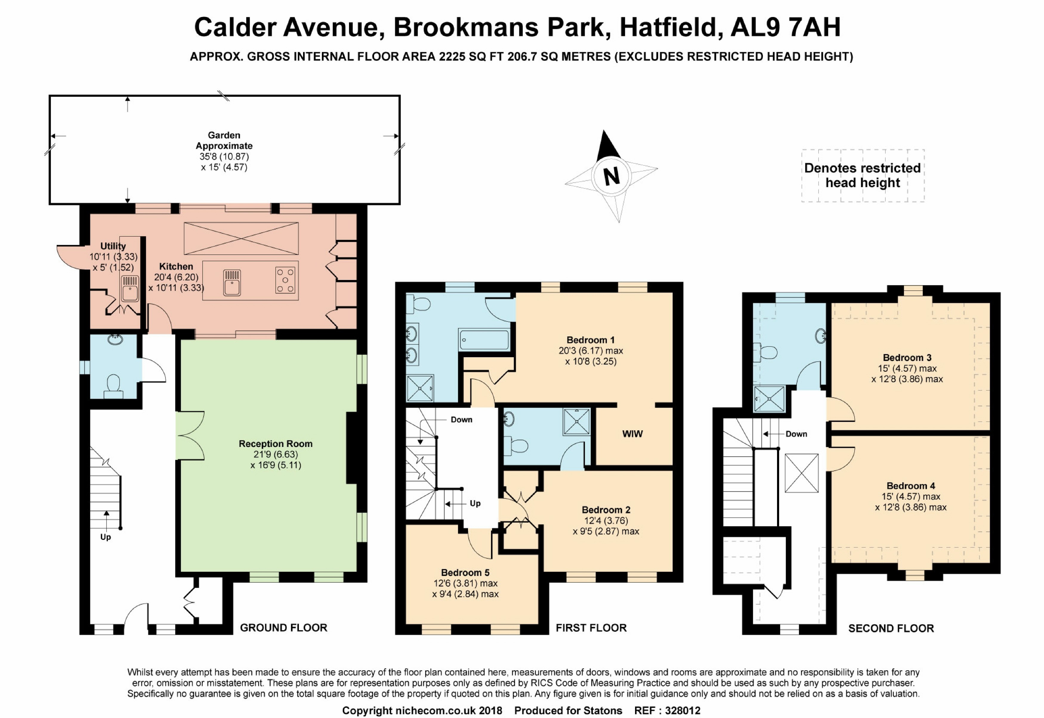 5 Bedrooms Detached house for sale in Calder Avenue, Brookmans Park, Hertfordshire AL9