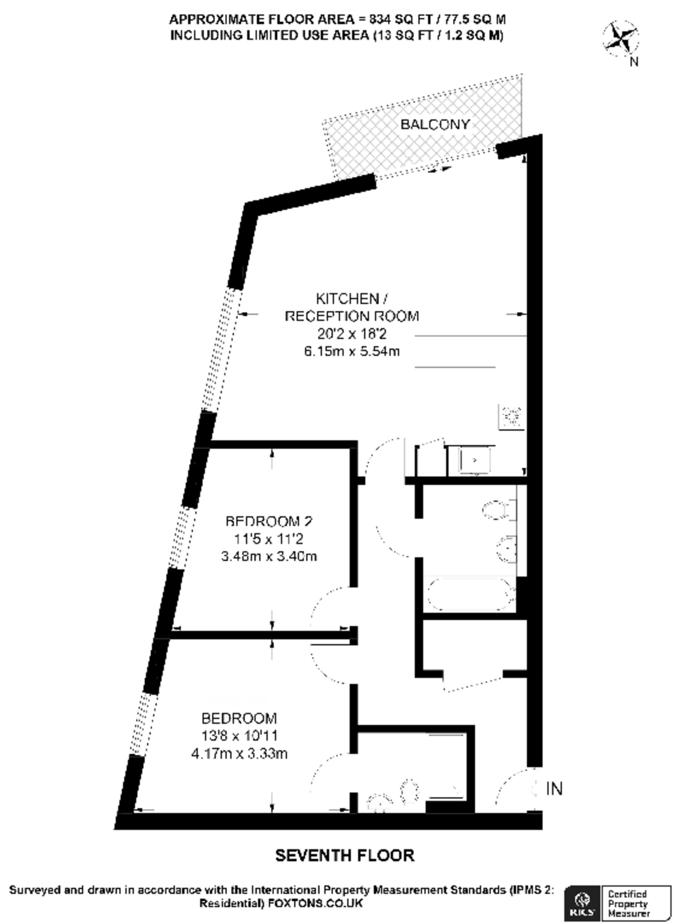 Wick Lane, Bow floorplan