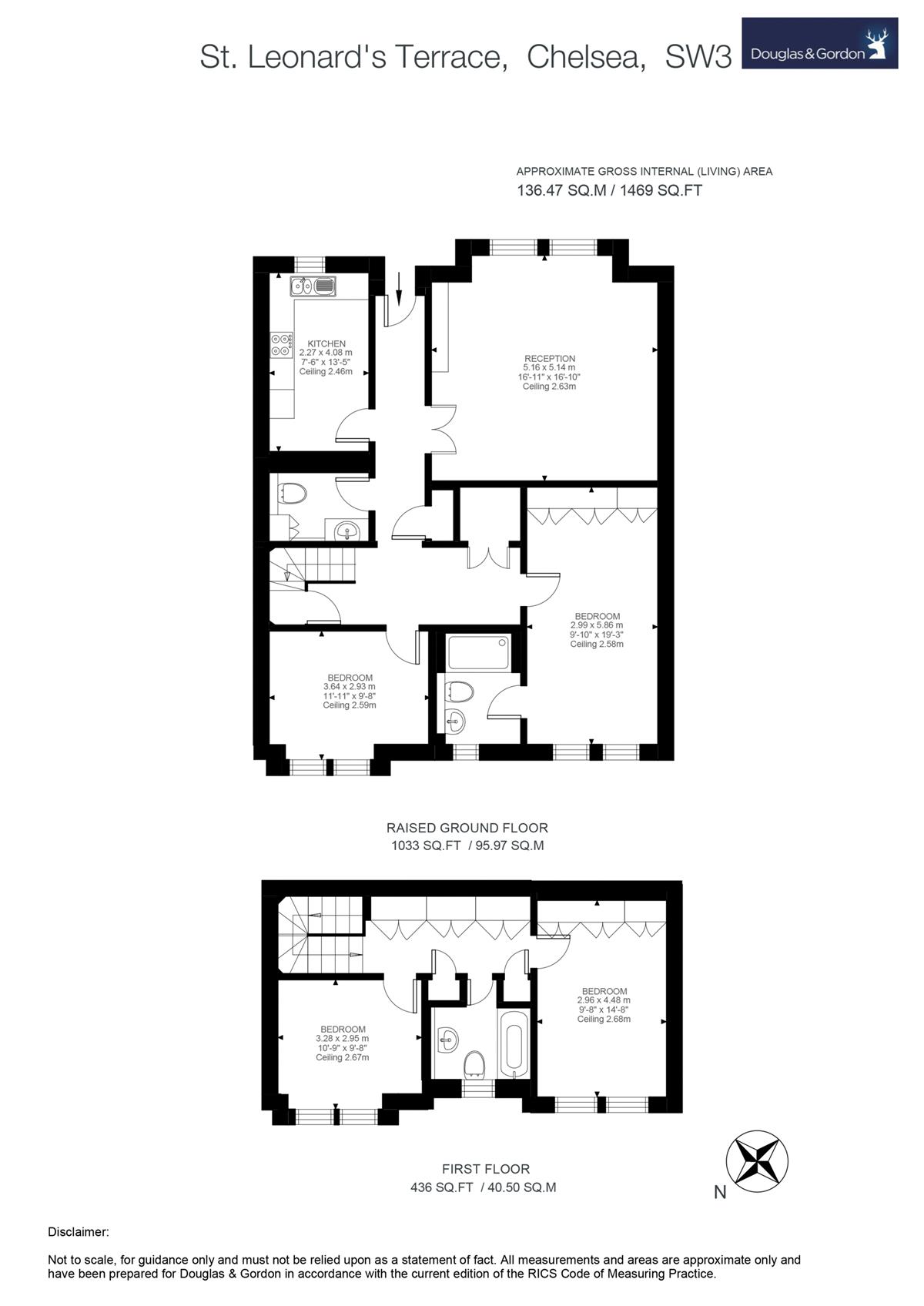 3 Bedrooms Flat to rent in St. Leonards Terrace, London SW3