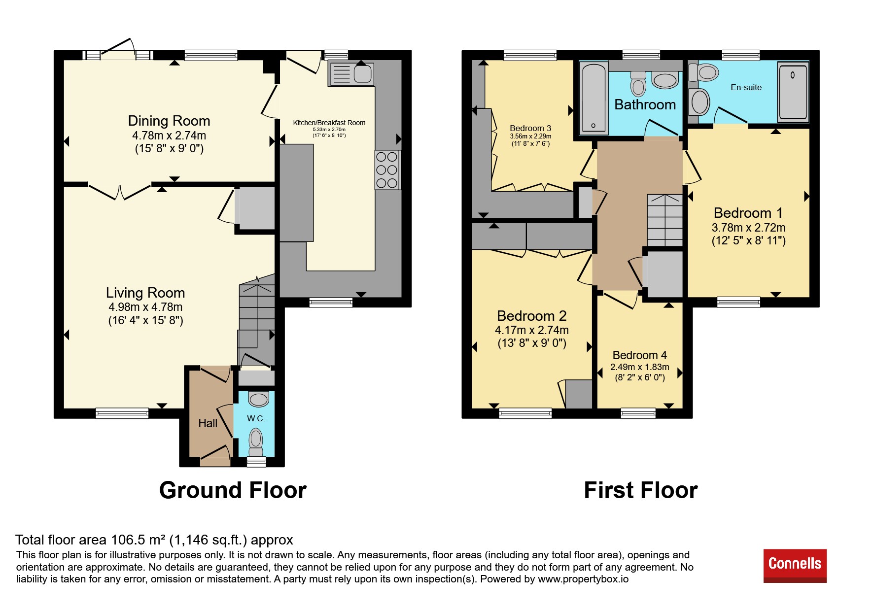 5, Five Fields Close, Watford floorplan