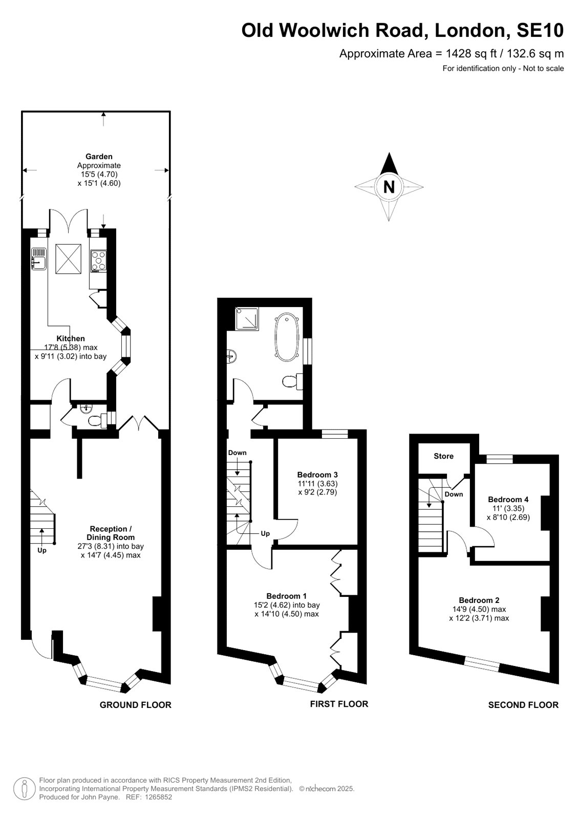 81, Old Woolwich Road, Greenwich floorplan