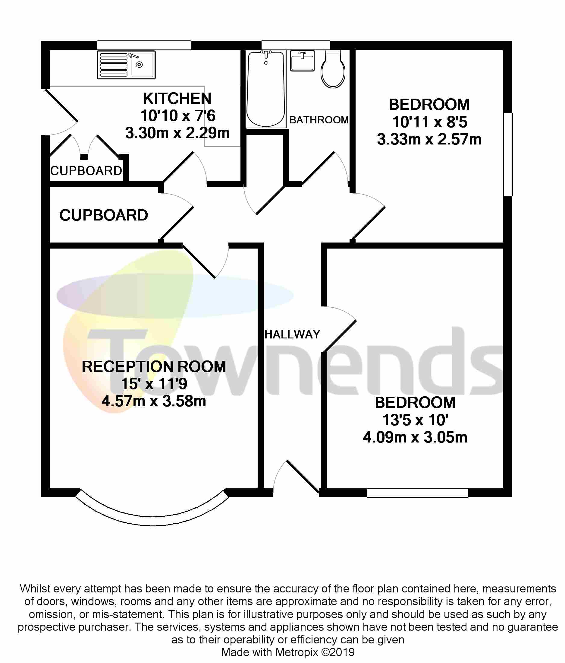 2 Bedrooms Maisonette to rent in Aldershot Road, Guildford, Surrey GU2