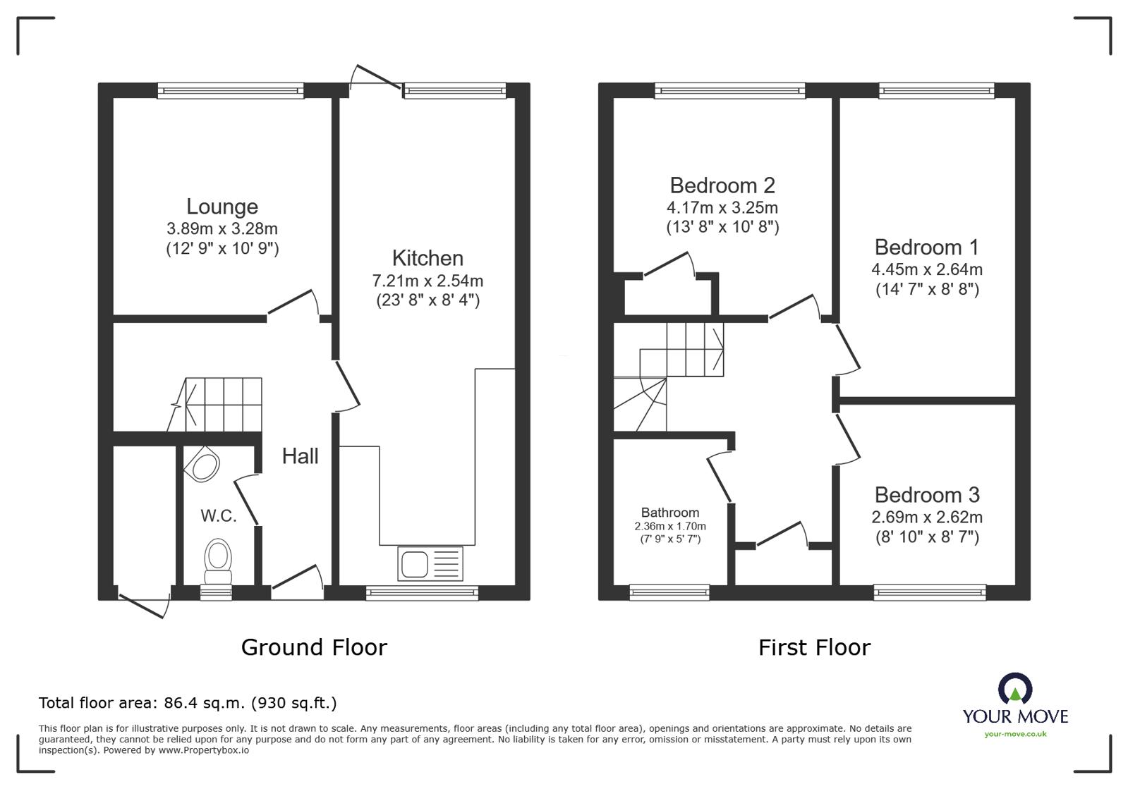 114, Withywood Drive, Shropshire floorplan