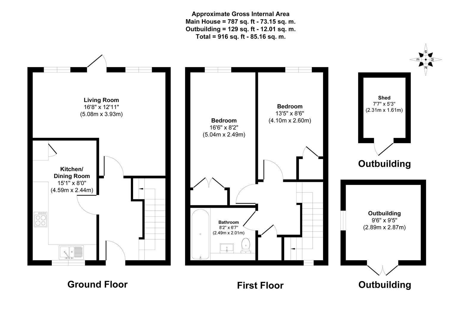9, Humber Close, West Drayton floorplan