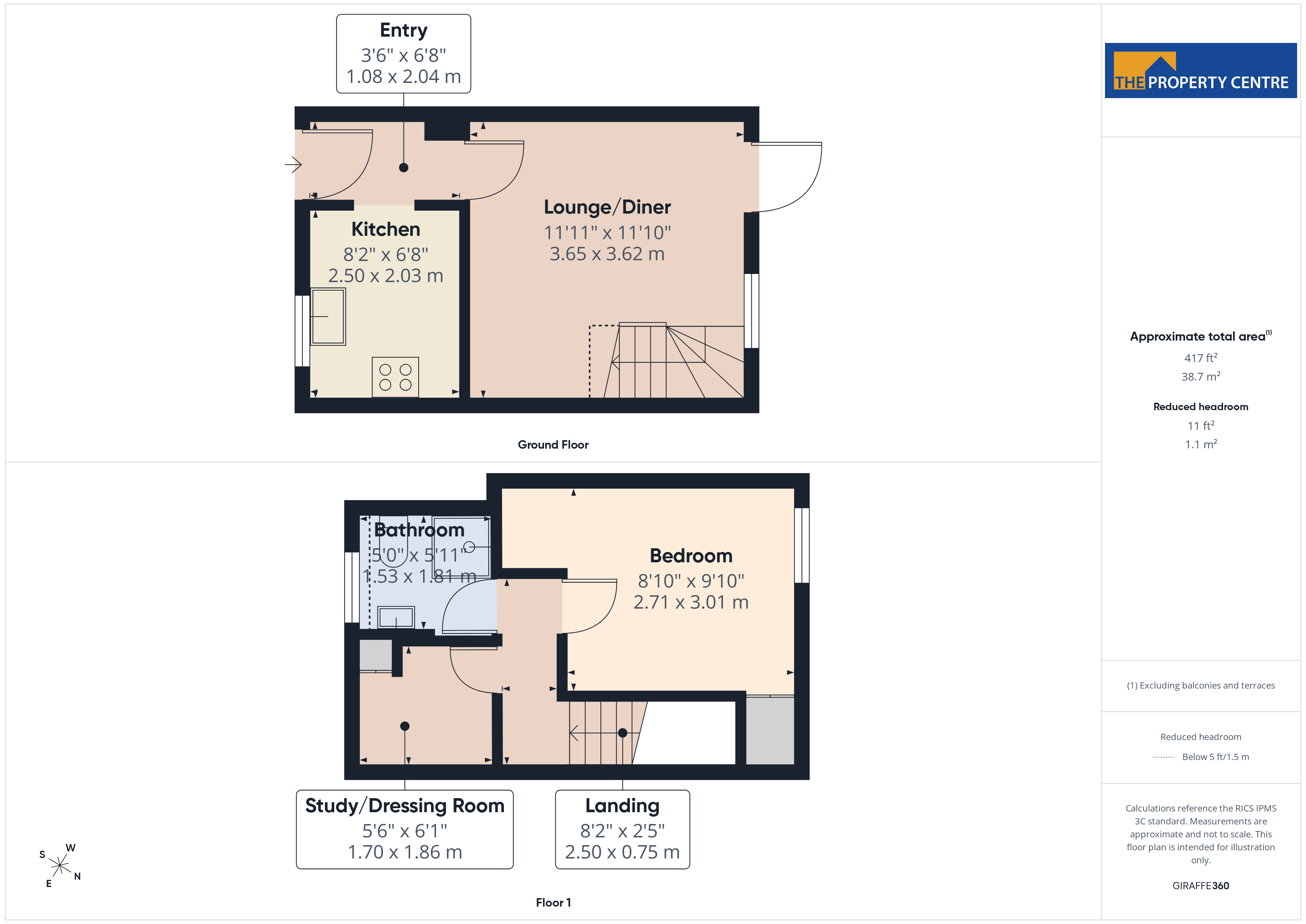 13, Watermans Court, Gloucester floorplan