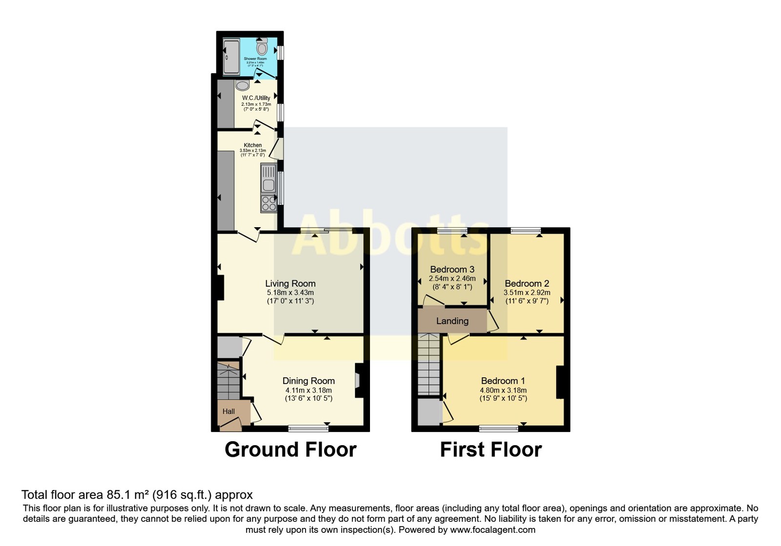 11, Brandon Road, Norfolk floorplan