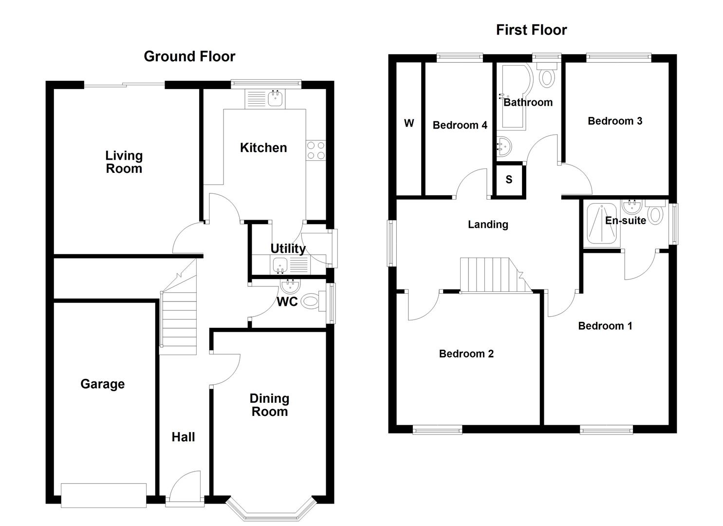 42, St. Davids Way, Knypersley floorplan