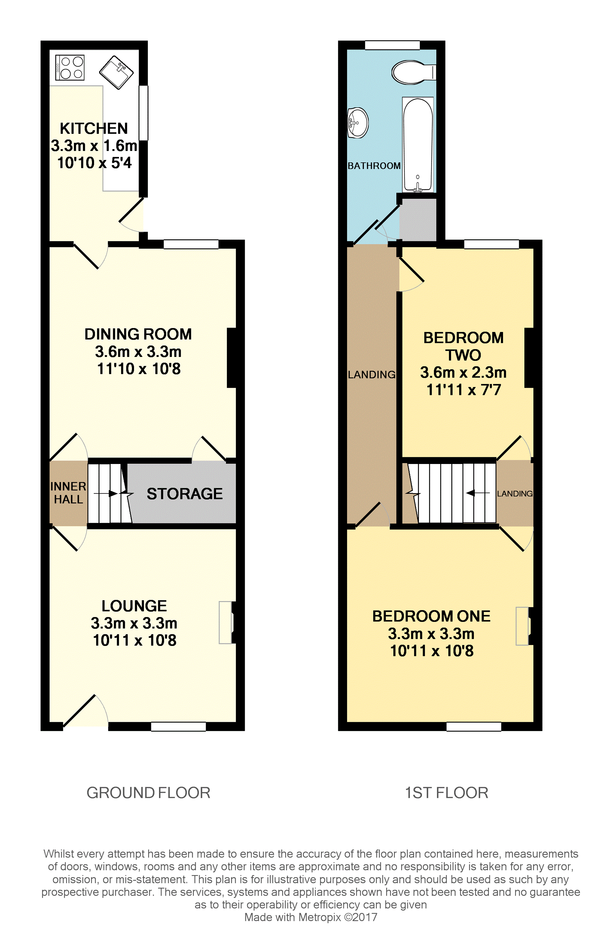 2 Bedrooms Terraced house for sale in Bedford Road, Aspley Guise MK17