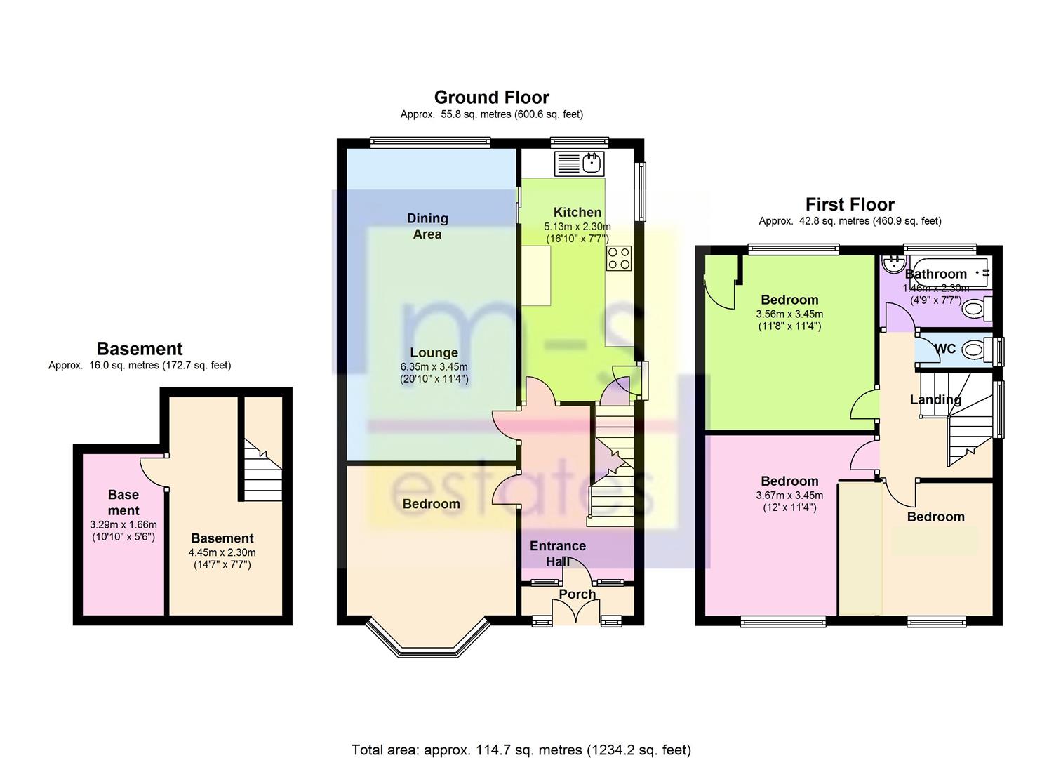 Harrington Drive, Nottingham floorplan