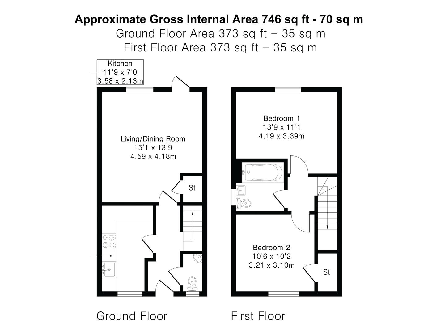 32, Watermans Road, Cambridge floorplan