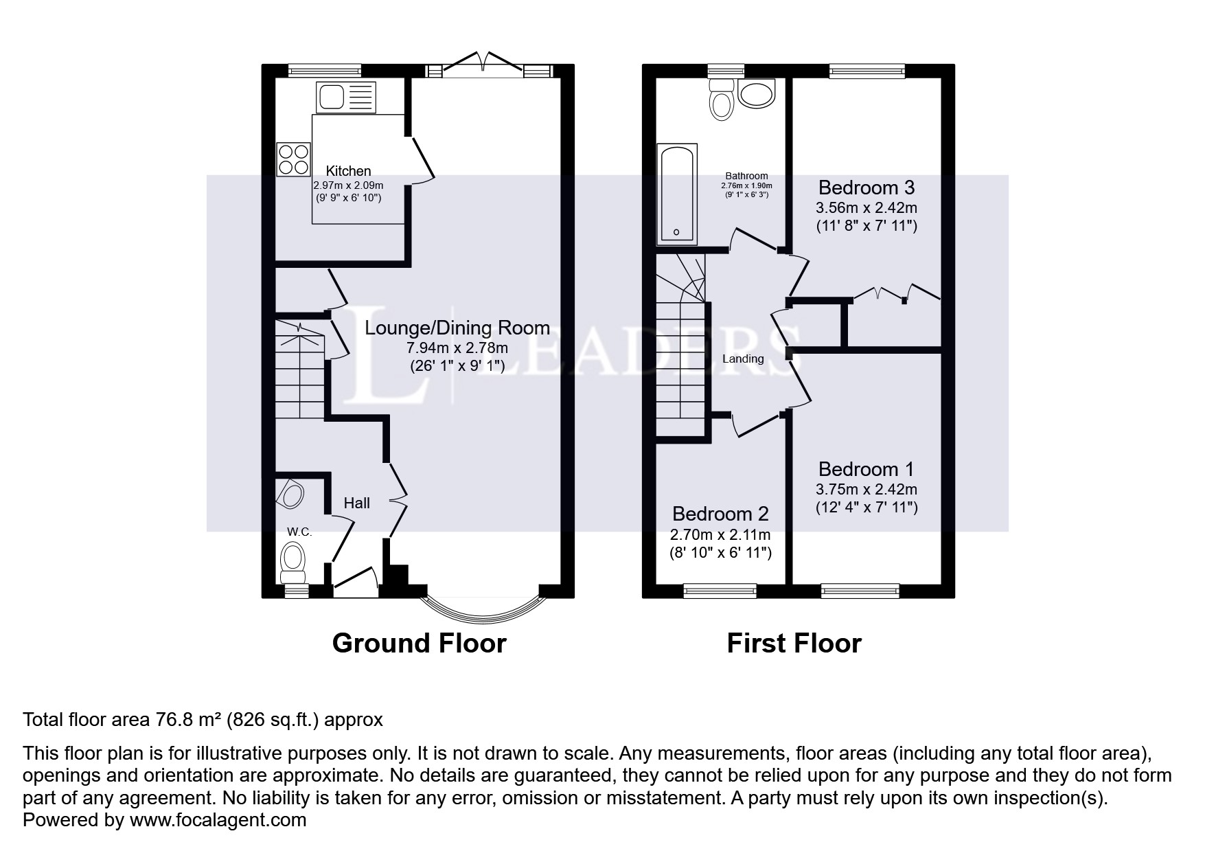34, Caygill Close, Bromley floorplan