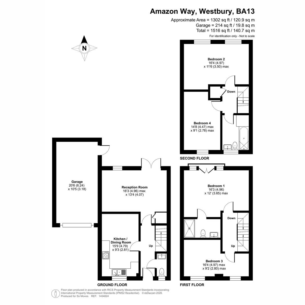 74, Amazon Way, Wiltshire floorplan