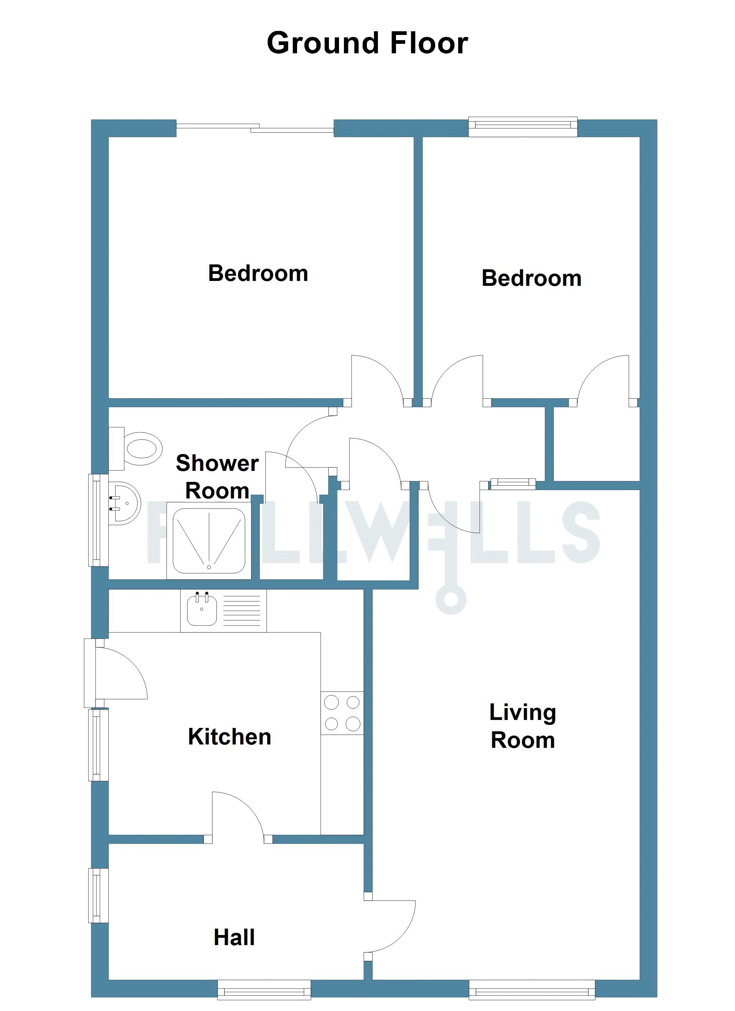 2 Bedrooms Detached bungalow for sale in Hulme Close, Silverdale, Newcastle-Under-Lyme ST5