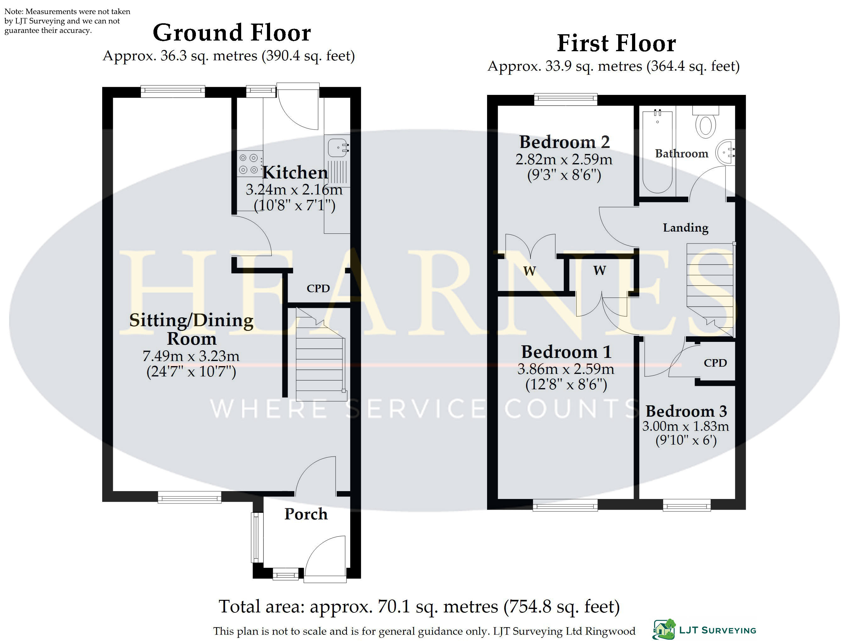 70, Coventry Close, Corfe Mullen floorplan