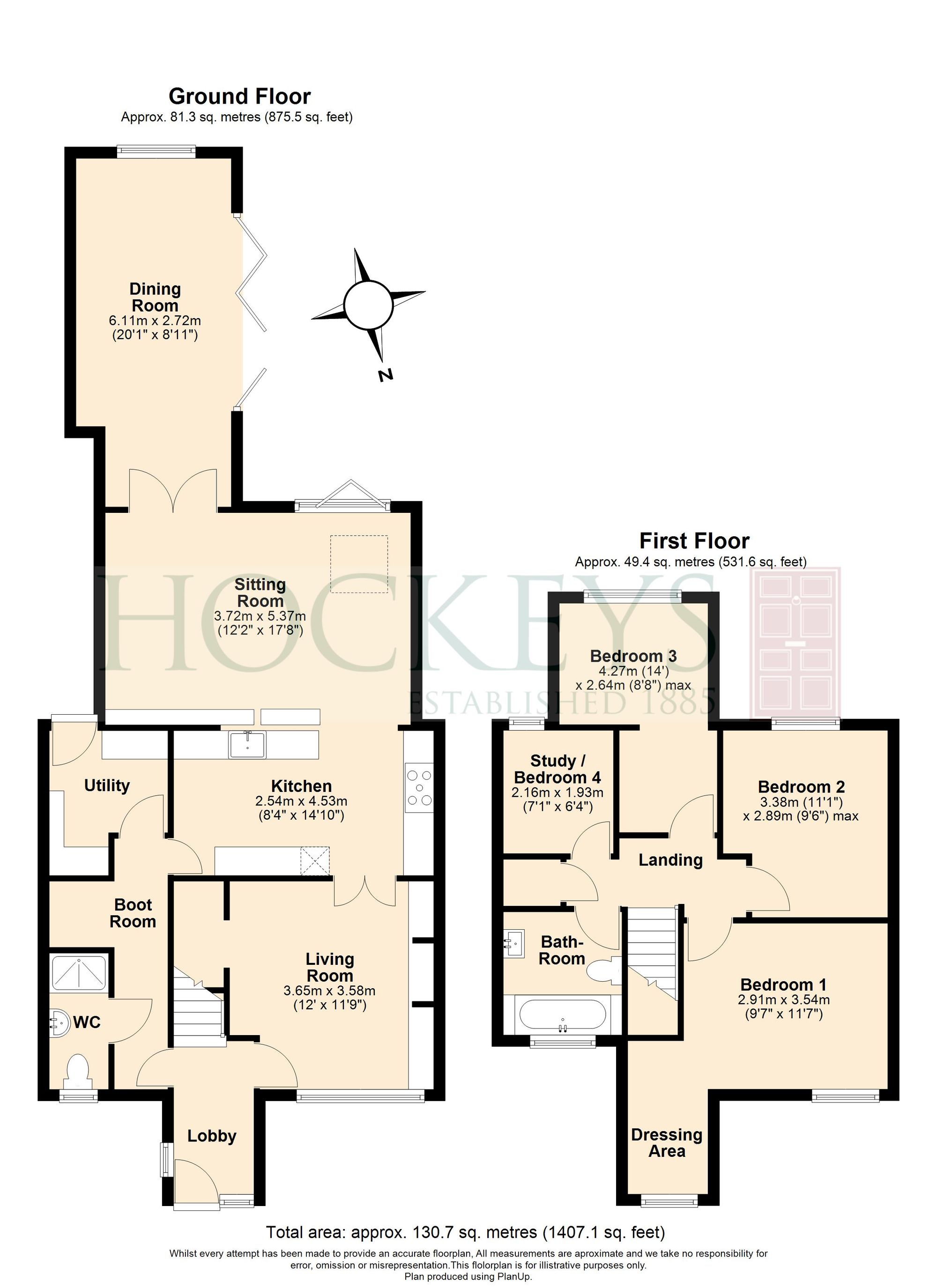 12 Old School Lane, Cambridge floorplan