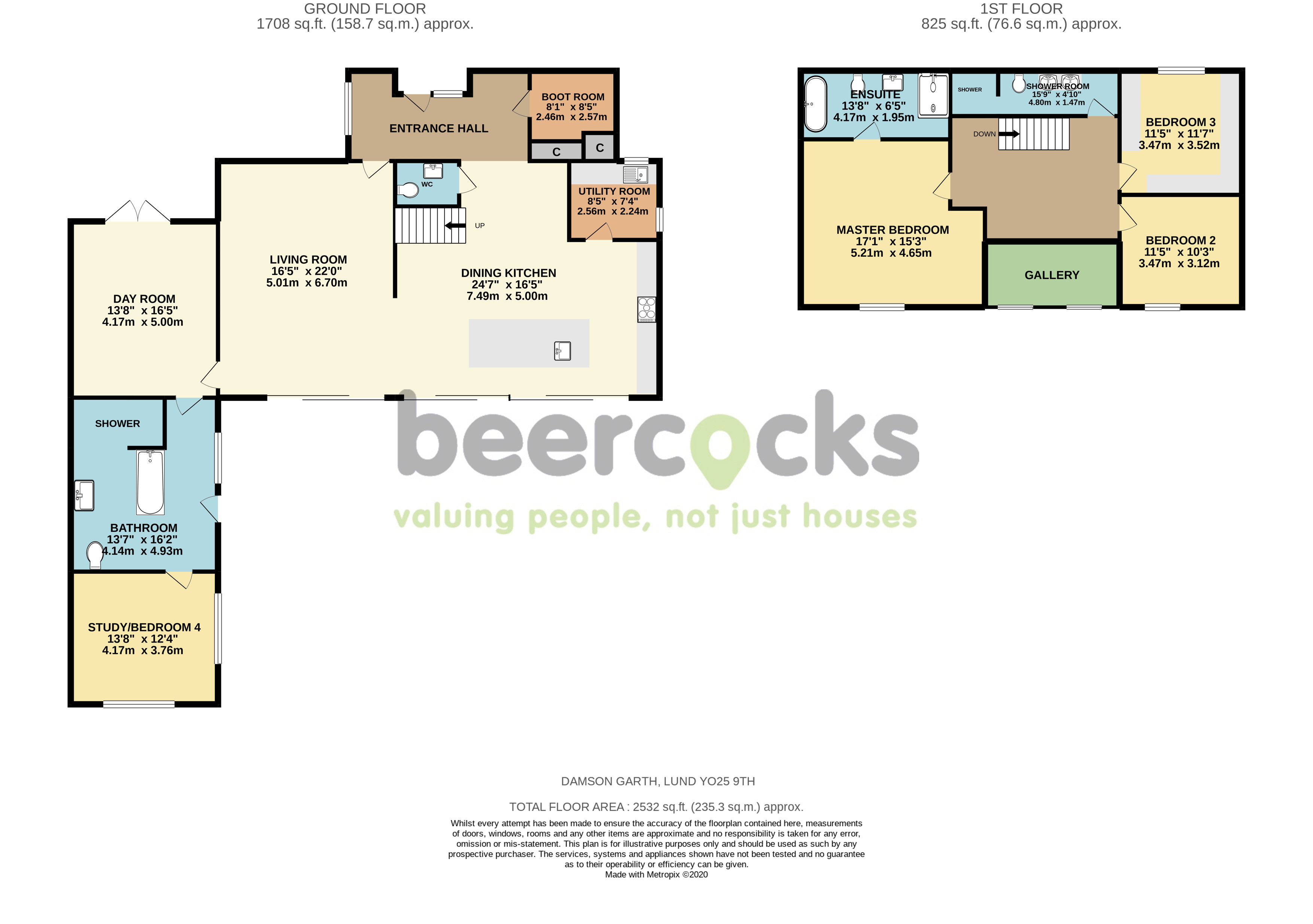 4 bed detached house for sale in Damson Garth, Lund, Driffield, East
