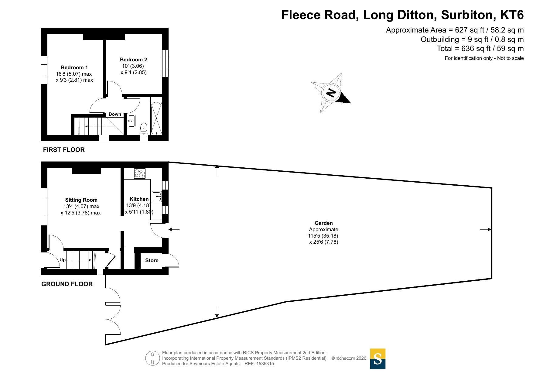 Fleece Road, Surbiton floorplan