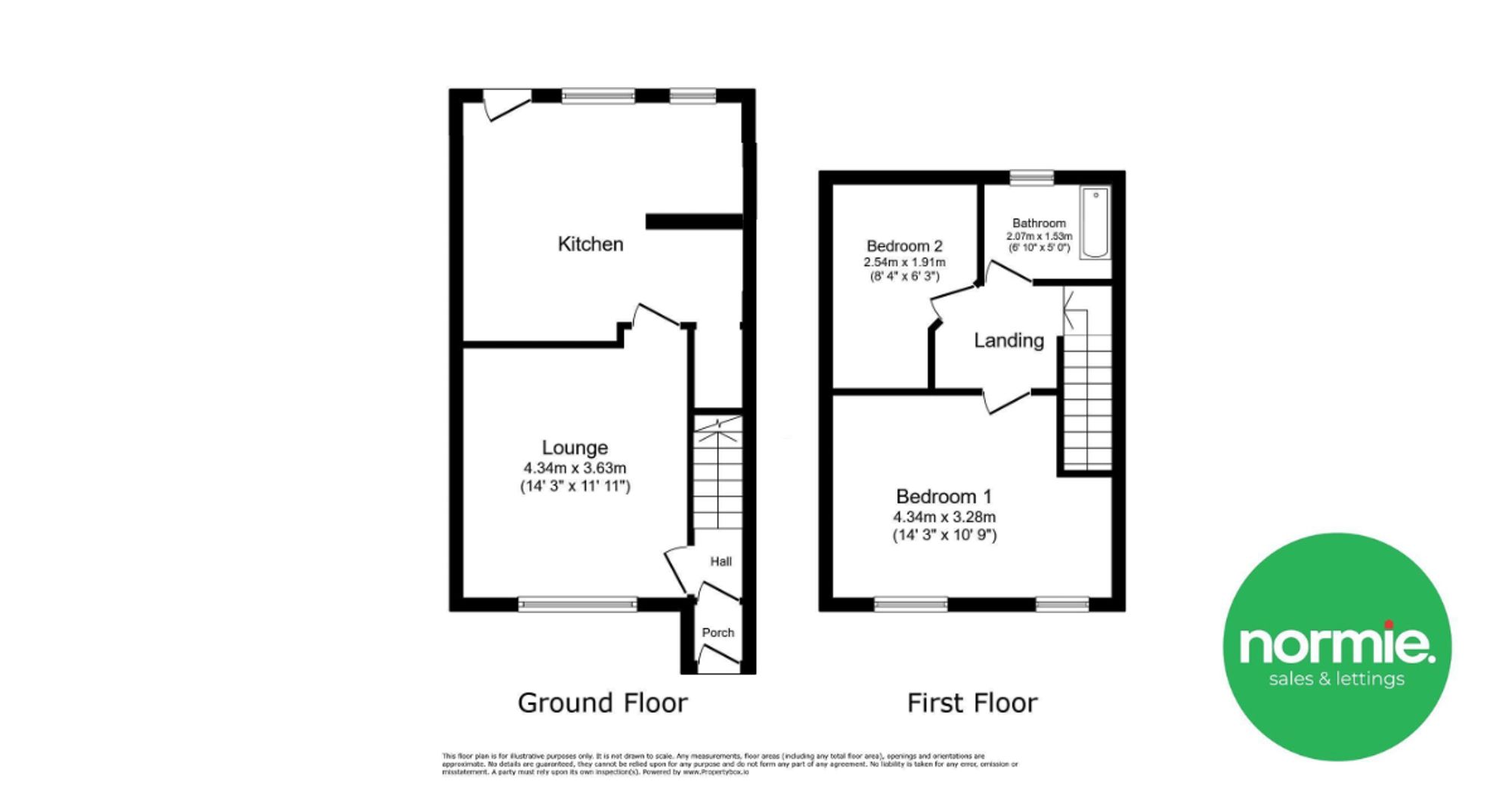 102 Kearsley Road, Manchester floorplan