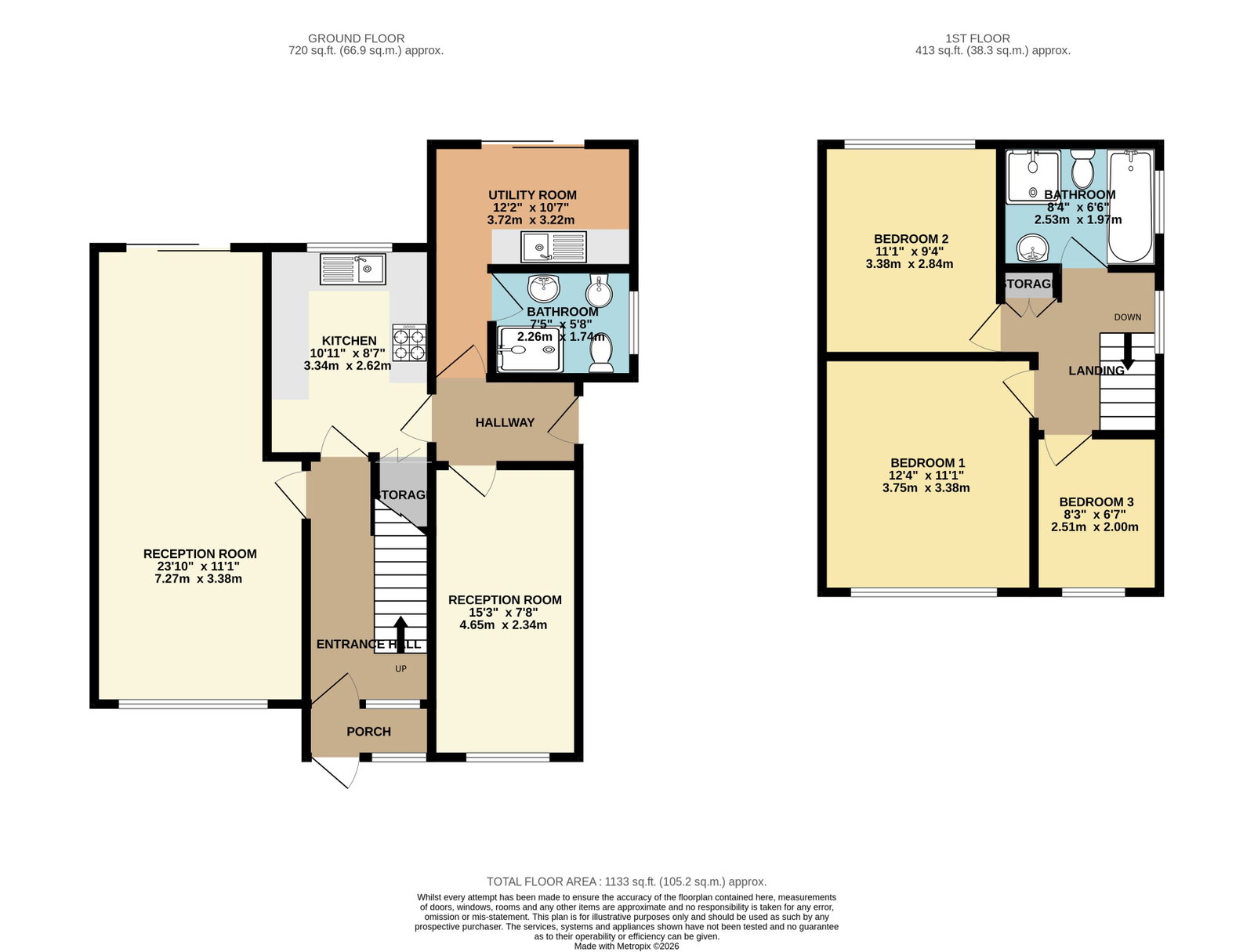 9, Brandon Way, Brierley Hill floorplan