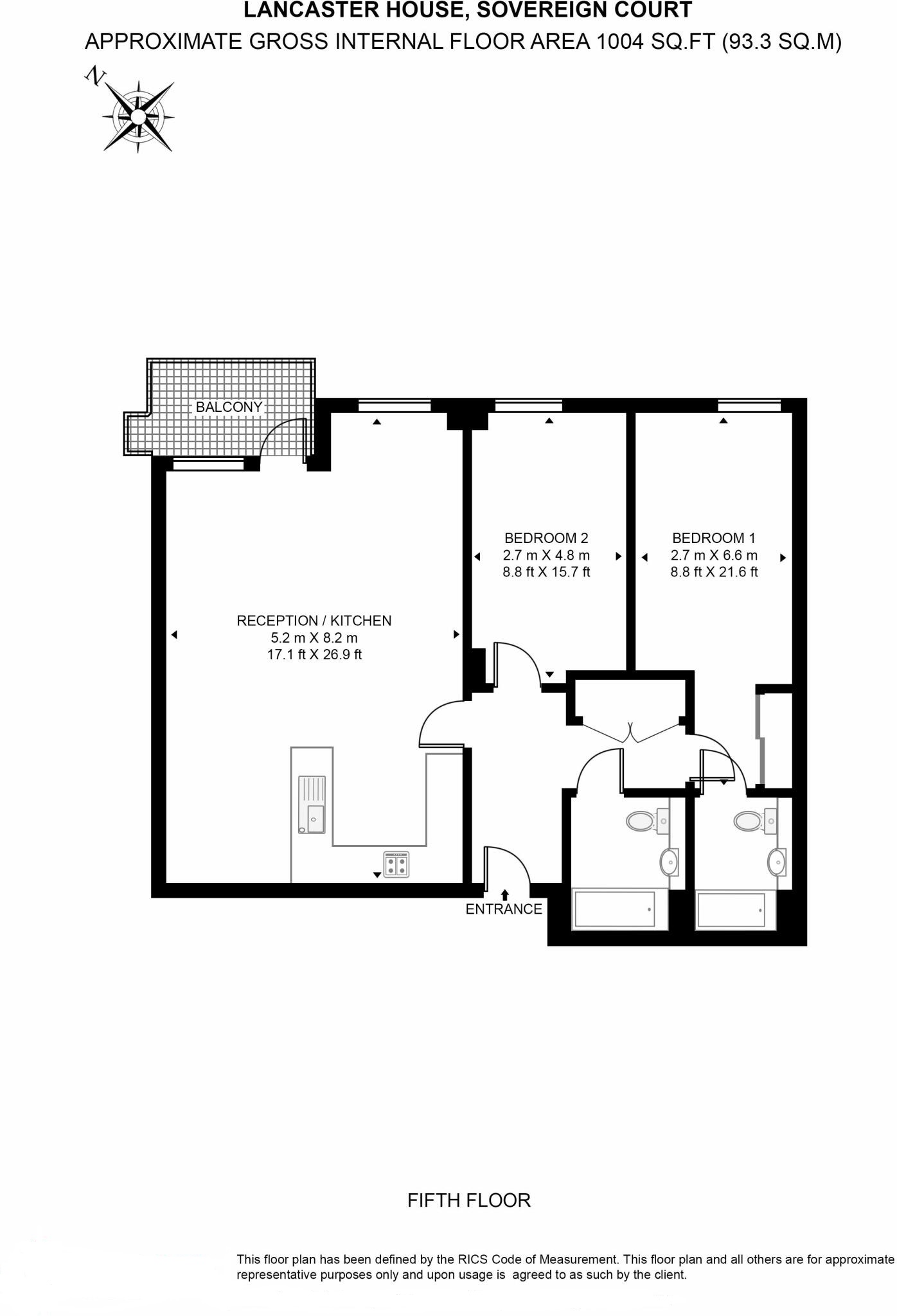 40, Lancaster House, Hammersmith And Fulham floorplan