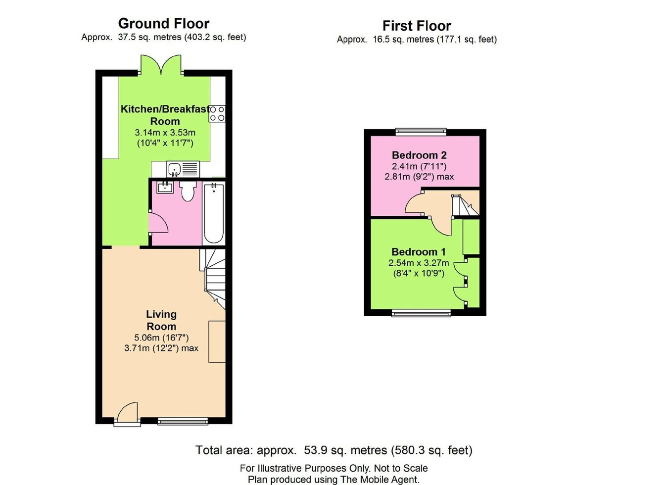 6, Walk Mill Lane, Kingswood, Wotton-under-Edge floorplan