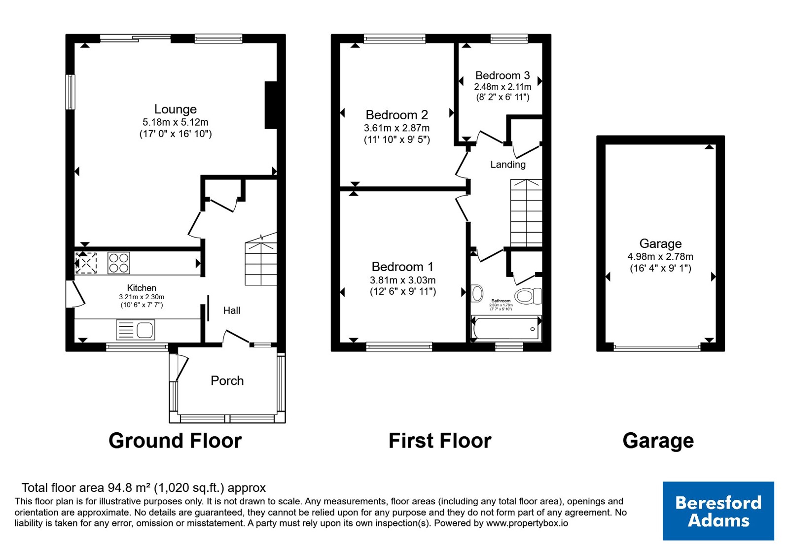 39, Lexham Green Close, Flintshire floorplan
