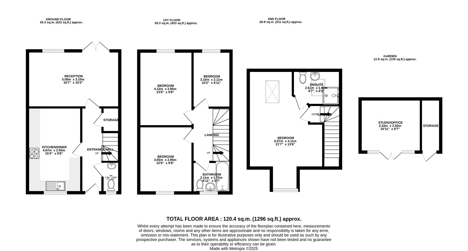 9, Worcester Drive, Kent floorplan