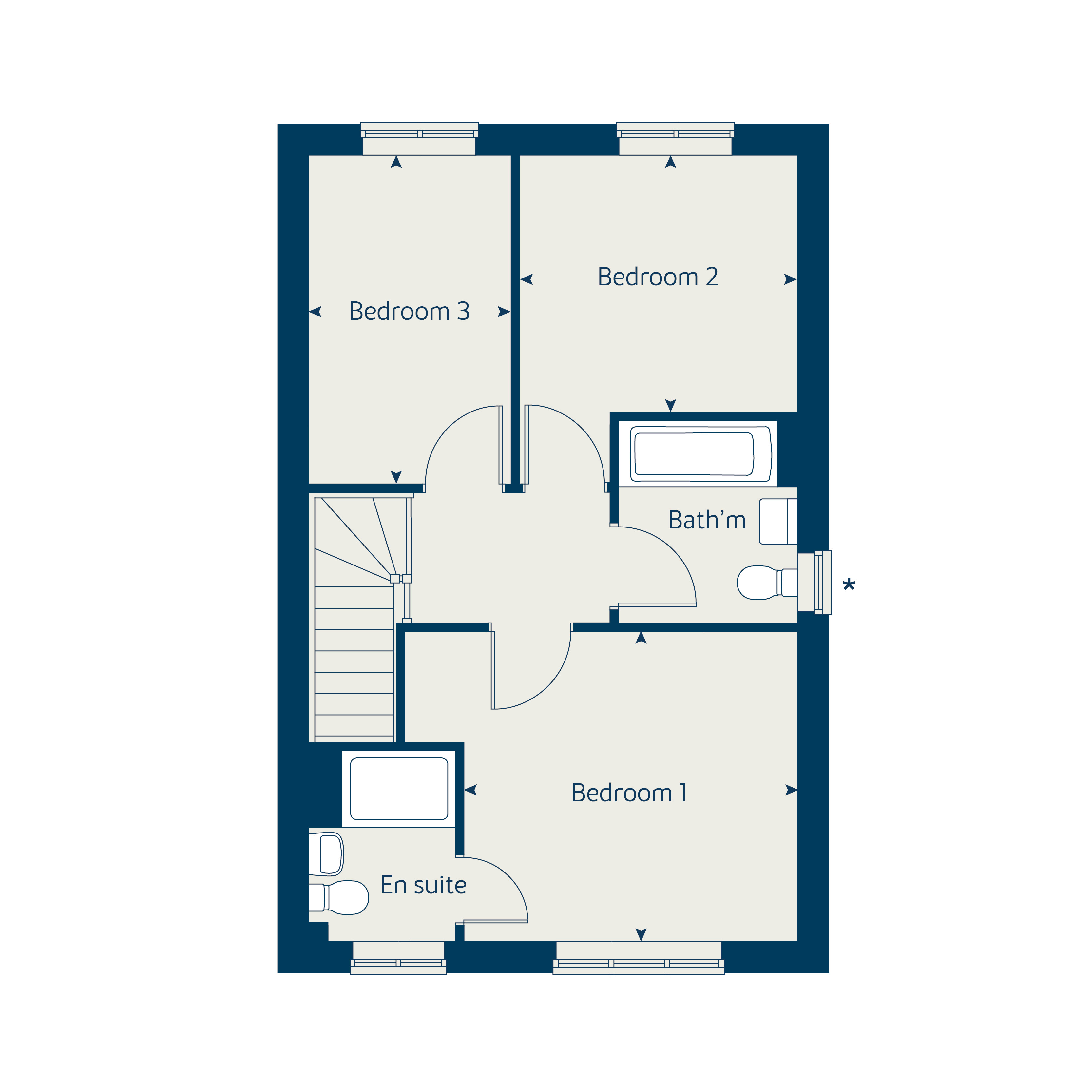 68, Marley Way, Burton-On-Trent floorplan