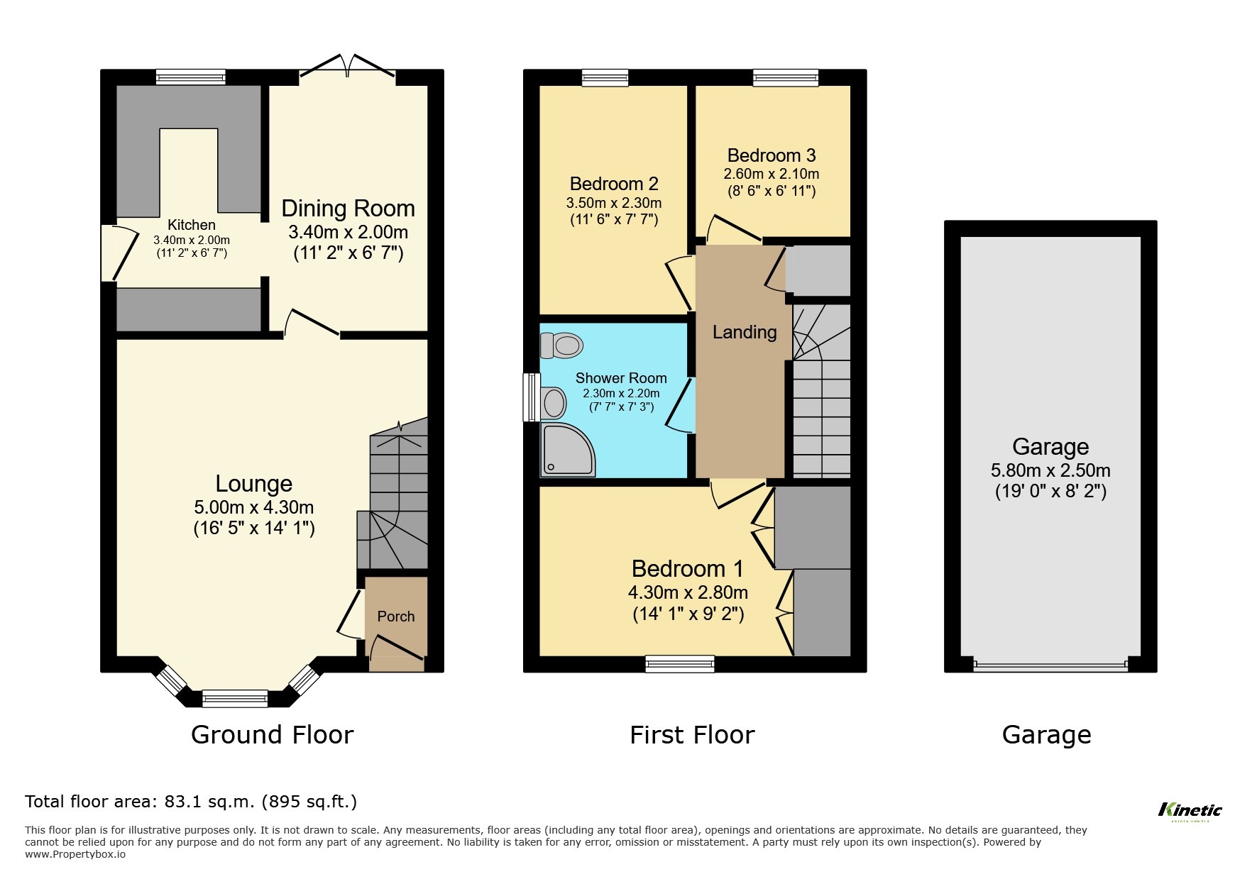 9 Teesdale Close, Lincoln, Lincolnshire floorplan